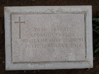 Struma Military Cemetery - Taylor, George